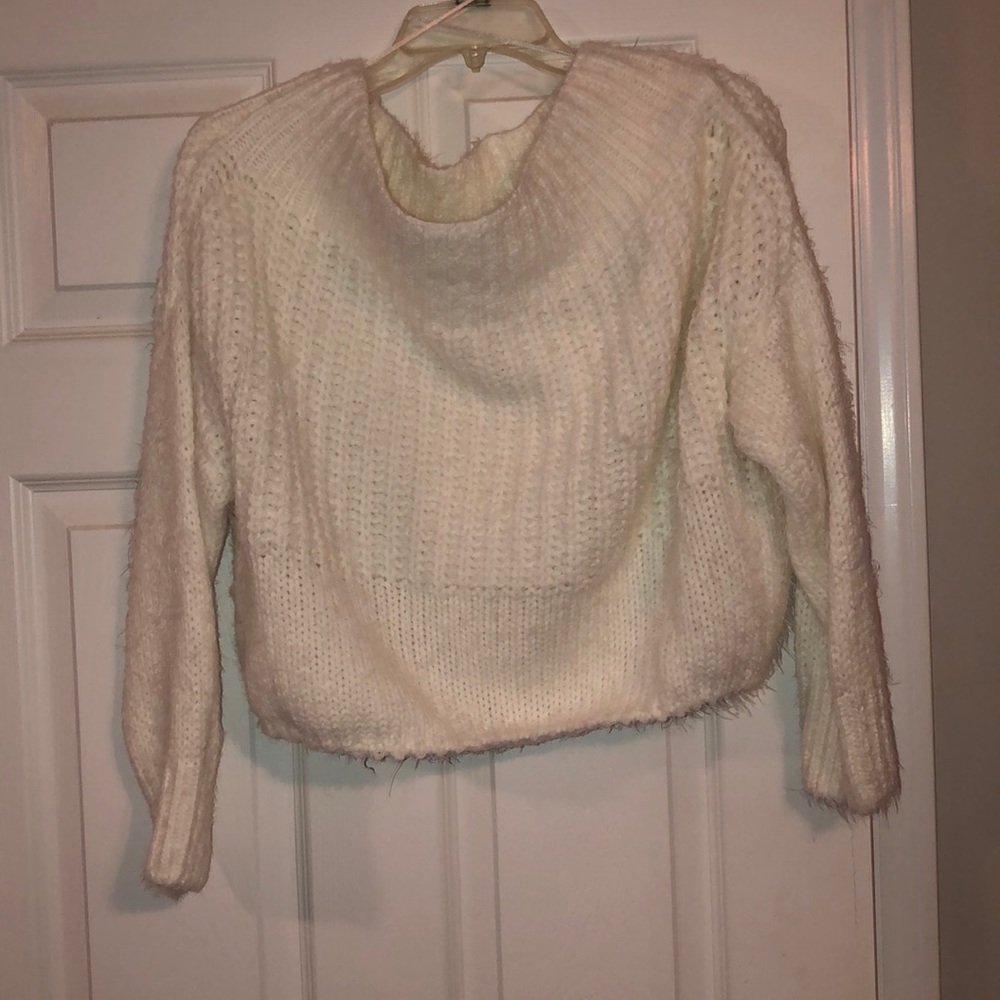 Off the shoulder sweater